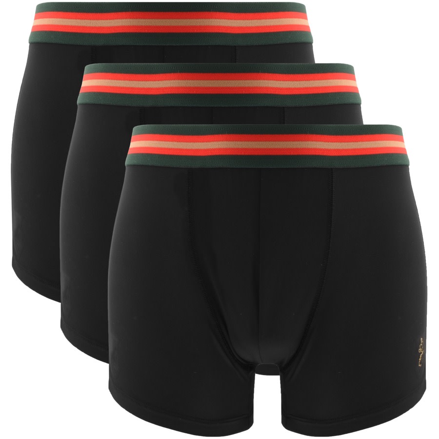 Alternative Image for ProductLuke 1977 Underwear 3 Pack Boxer Trunks Black1